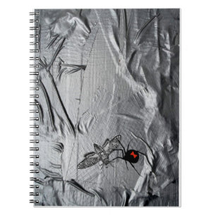 Caderno Espiral Predador/Preto de Fita Duto