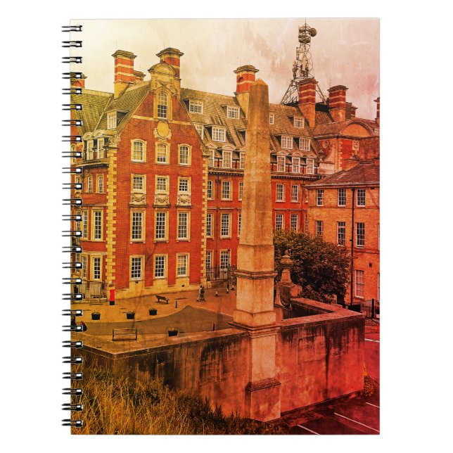 Caderno Espiral prédios de York (Frente)