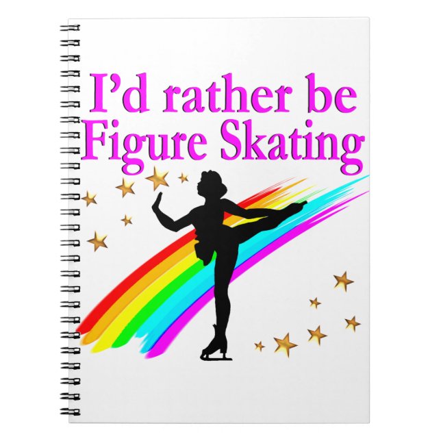 CADERNO ESPIRAL PREFERENCIALMENTE BE FIGURE SKATING (Frente)