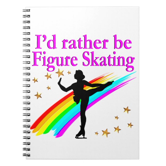 CADERNO ESPIRAL PREFERENCIALMENTE BE FIGURE SKATING (Frente)