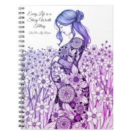Caderno Espiral Pregnant mother 