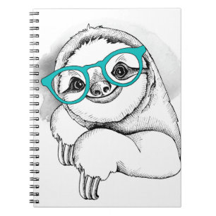 Caderno Espiral Preguiça do hipster