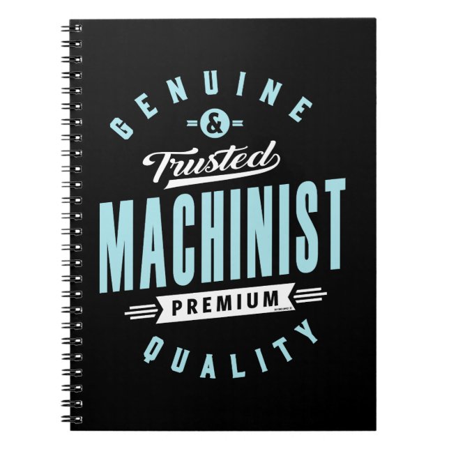 Caderno Espiral Premium Machinista (Frente)