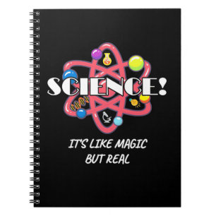 Caderno Espiral Presente cientista A Ciência Da Química É Com