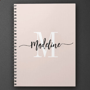Caderno Espiral Presente com Nome Personalizado em Grafia Moderna 
