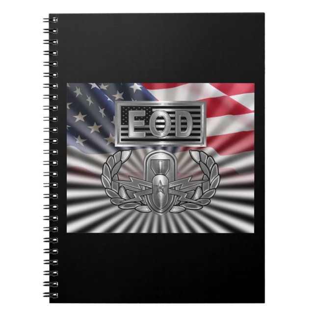 Caderno Espiral Presente Comemorativo “EOD Sênior” (Frente)