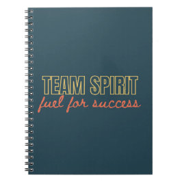 Caderno Espiral Presente Comercial da Empresa Motivacional Team Sp