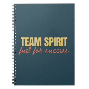 Caderno Espiral Presente Comercial da Empresa Motivacional Team Sp