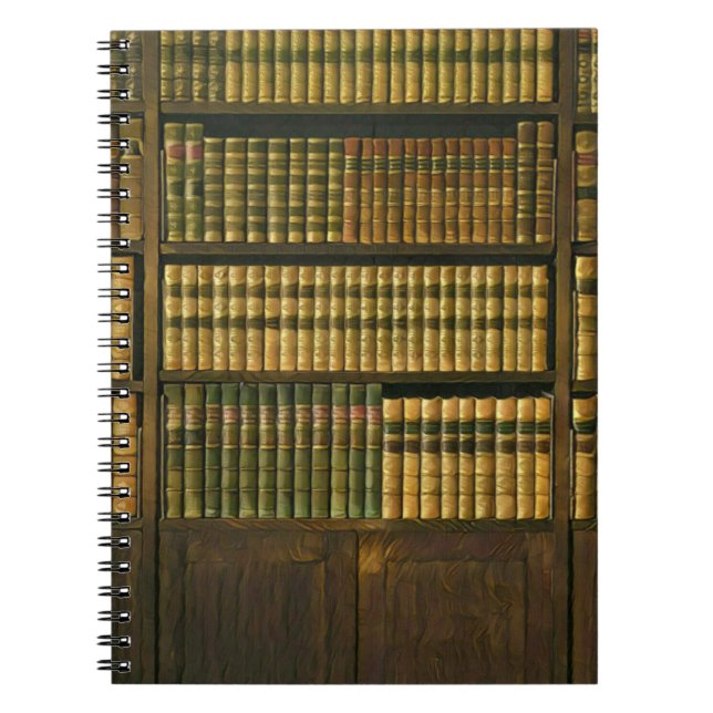 Caderno Espiral presente da biblioteca legal (Frente)