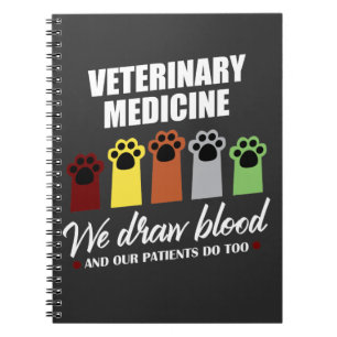 Caderno Espiral Presente da tecnologia do veterinário para o