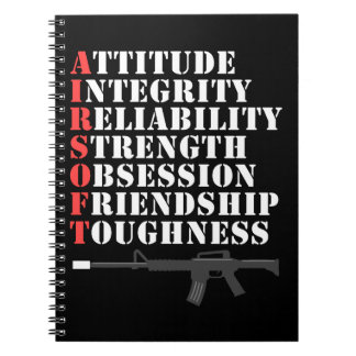 Caderno Espiral Presente de Airsoft