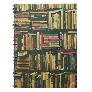 Caderno Espiral presente de amante de biblioteca legal