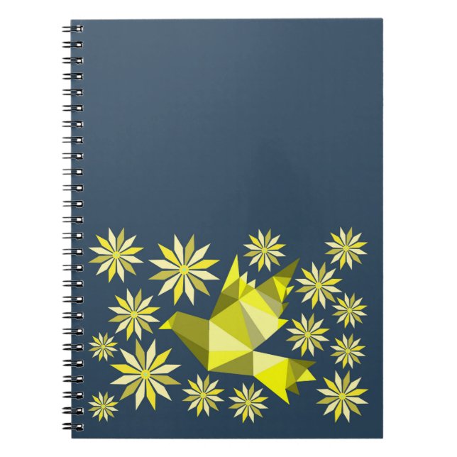 CADERNO ESPIRAL PRESENTE DE AMOR DE PÁSSARO (Frente)
