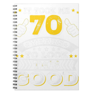 Caderno Espiral Presente De Aniversário De 70 - Levou-Me 70 Anos -