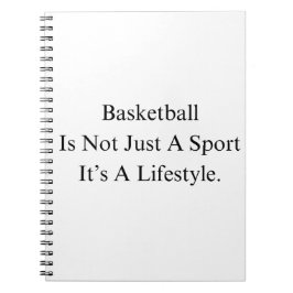 Caderno Espiral Presente De Aniversário De Basquete Para Equipe Co