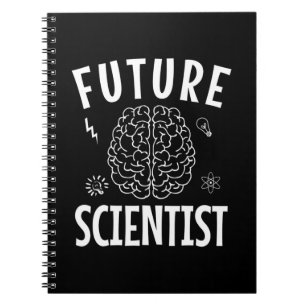Caderno Espiral Presente de aniversário Futuro cientista