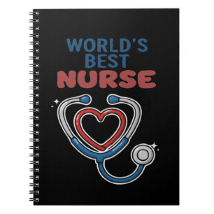 Caderno Espiral Presente de Apreciação à Melhor Enfermeira do Mund