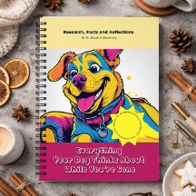 Presente de brincadeira - Caderno, fingindo ser um