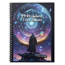 Presente de brincadeira - Caderno, fingindo ser um