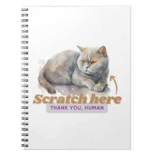 Caderno Espiral Presente de citação humorística para os amantes de