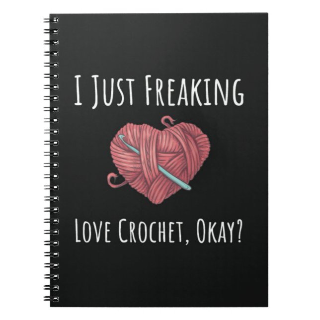 Caderno Espiral Presente De Crochet Para Carroçaria Cara (Frente)