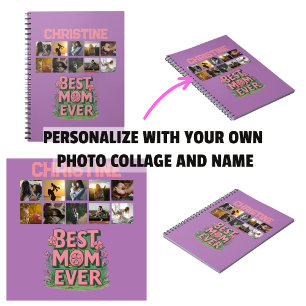 Caderno Espiral Presente de Dia das Mães Melhor Mãe de Todos os Te