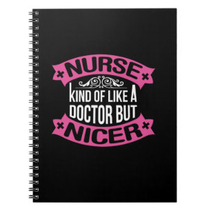 Caderno Espiral Presente de Enfermeira Enfermeiro Como Um Médico