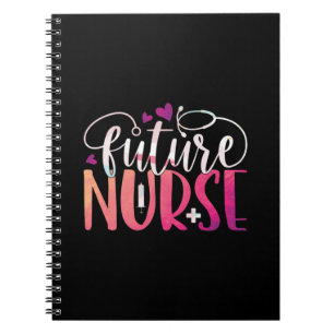 Caderno Espiral Presente de Enfermeira Enfermeiros Futuros