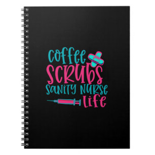 Caderno Espiral Presente de Enfermeira   Esfoliante de Café Sanida