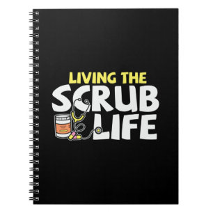 Caderno Espiral Presente de Enfermeira   Viver A Vida Escrupulosa