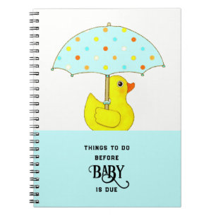 Caderno Espiral Presente de Gravidez para a Futura Mãe