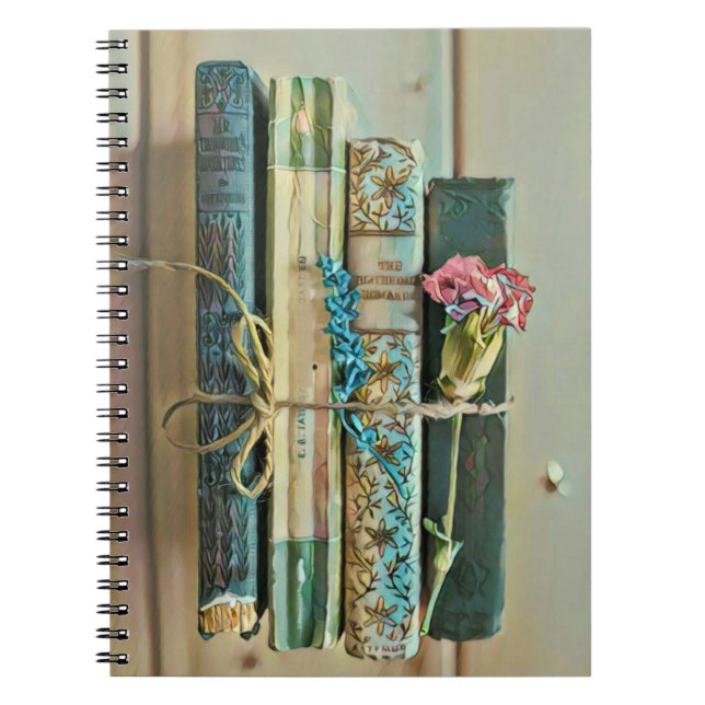 Caderno Espiral Presente de Leitura de Amantes (Frente)