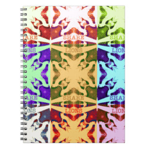 Caderno Espiral presente de leões Hakuna Matata