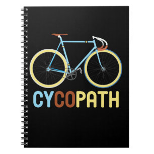 Caderno Espiral Presente de Lover do Ciclo de Ciclo de Bicicleta F