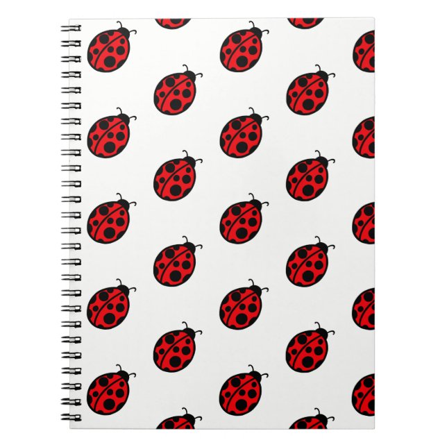 Caderno Espiral Presente de notebook da escola Red Ladybug (Frente)