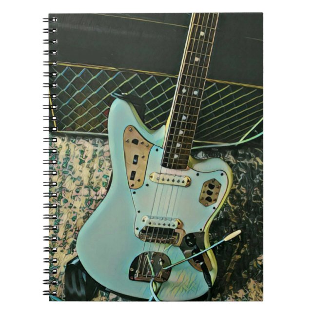 Caderno Espiral presente de rock para ela (Frente)