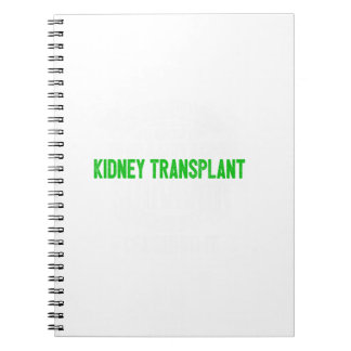 Caderno Espiral Presente de Sobrevivente de Transplante Renal Supe