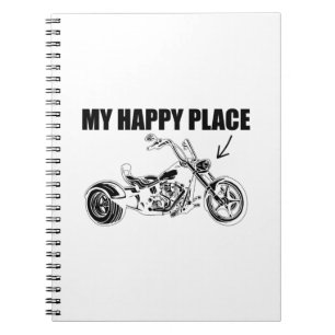 Caderno Espiral Presente de Trike Triker Trike Trike de Três roda