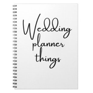 Caderno Espiral Presente do Organizador de Casamento, Organizador