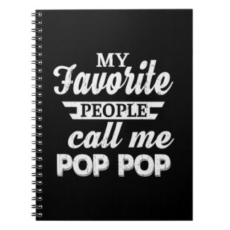 Caderno Espiral Presente do Papai Minhas Pessoas Favoritas Me Cham
