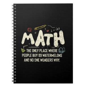 Caderno Espiral Presente do Professor de Matemática em Matemátic
