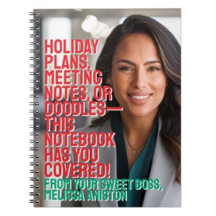 Caderno Espiral Presente do seu doce chefe