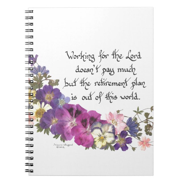 Caderno Espiral Presente dos cleros ou do voluntário (Frente)