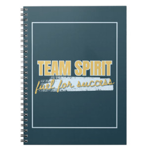 Caderno Espiral Presente empresarial Inspiracional Team Spirit
