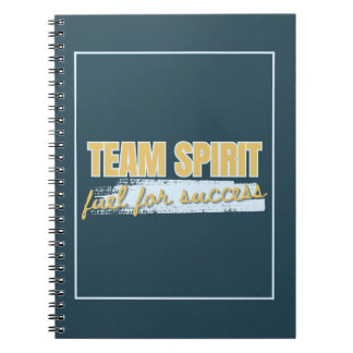 Caderno Espiral Presente empresarial Inspiracional Team Spirit