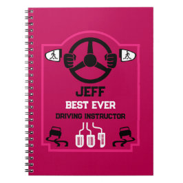 Caderno Espiral Presente Engraçado para Instrutor de Condução