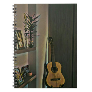 Caderno Espiral presente guitarrista legal