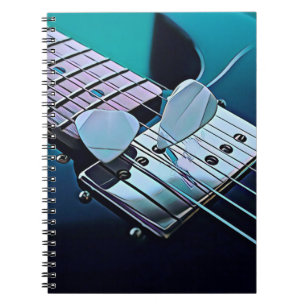 Caderno Espiral presente guitarrista legal