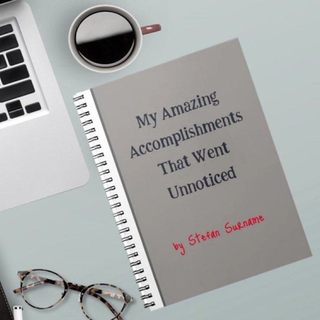 Caderno Espiral Presente Humorístico para Amigo ou Colega de Traba (Criador carregado)