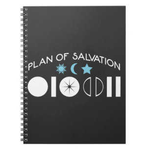 Caderno Espiral Presente Missionário Mórmon do Plano LDS de Salv